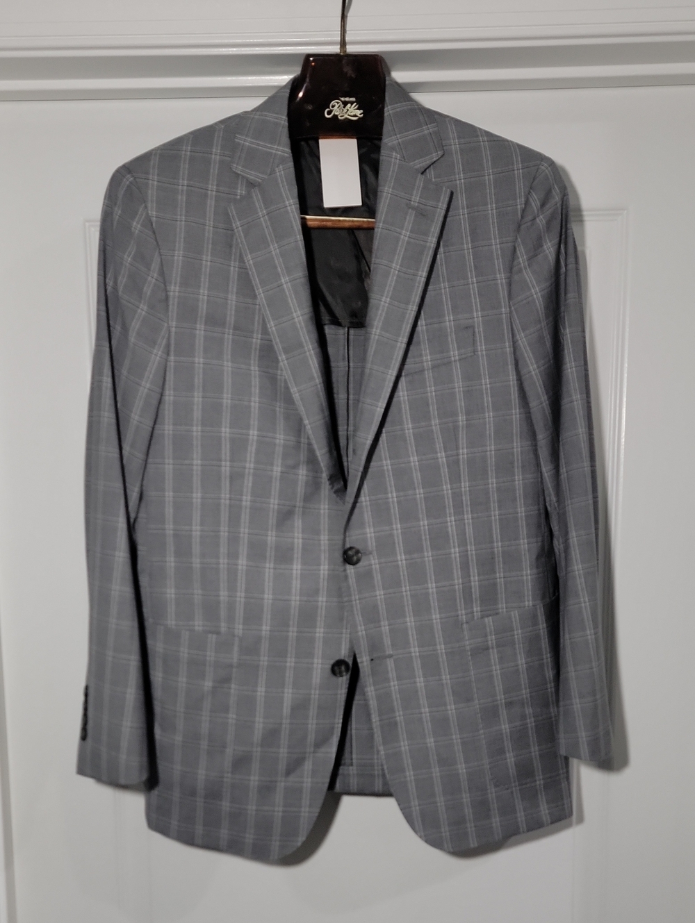 Brooks Brothers Classic Sports Gray Windowpane Blazer